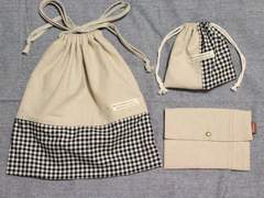 핸드메이드 파우치 3종