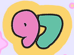 97 교복 스티커 도안 유료배포