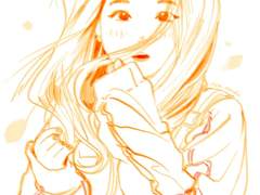 아이돌, 배우, 3D인간 선화/밑색 커미션