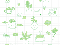 [굿노트용] 주간 자근스티커 ❷