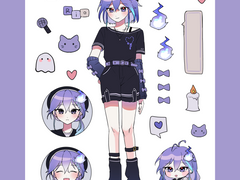 스티커 컨셉 타입