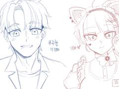 심기체2D미소녀 캐릭터 설정화