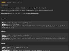 [2023.06.27] 373. Find K Pairs with Smallest Sums