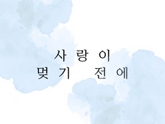 사랑이 멎기 전에 下