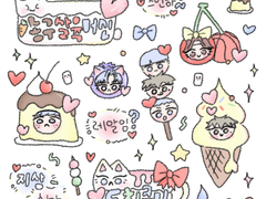 달콤했어! 지상고 스티커 도안 공유