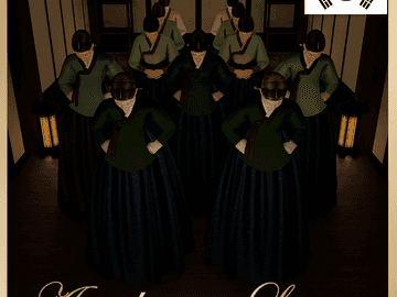 [Atelier Lena] 궁녀 데코심 세트