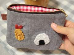 핸드메이드 손바느질 파우치