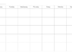 심플 먼슬리 다이어리 속지