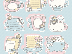 굿노트 스티커 : 밀크 캔디