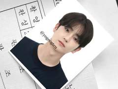 더보이즈 현재 검은티 증명사진 도안