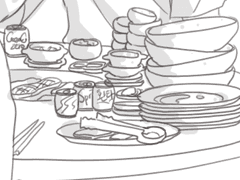 잘먹어요너구리들