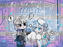 ✨부스러기 흑백 자유 MD