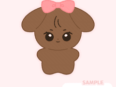 동물형 사람형 굿즈 도안 / 공지 커미션