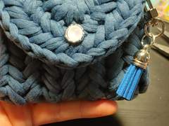 헤링본 스티치 카드지갑