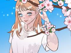 벚꽃 웹툰 브러시 + 3D 소재팩