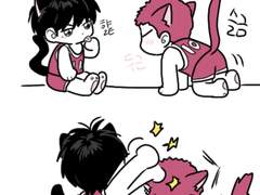 백호태웅 낙서 여러 개