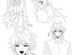 둘이 사귀게 되는 머나먼 미래