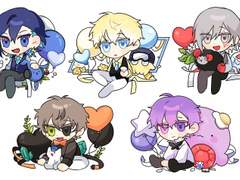 녹틱스 키링/아크릴스탠드 도안