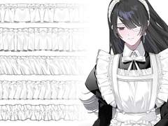 로맨스 판타지 납작 프릴 브러쉬 5종 (밑색/채색)