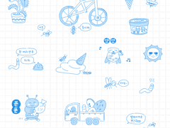 [굿노트용] 주간 자근스티커 ❸