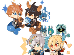 원신축제 아크릴 스탠드 선입금 예약