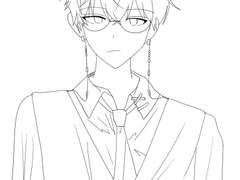 2주년 카페 배포용 그림(채색×)