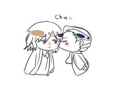 [란무테] 작가 나리 입술 사정