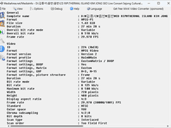MediaInfo를 이용하여 파일 정보 알아내기
