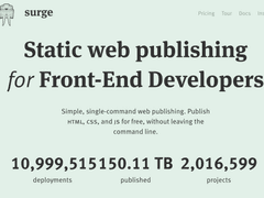 surge.sh를 사용한 무료 웹사이트 호스팅