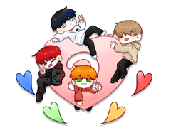 레볼루션 하트 2주년 포토카드 도안