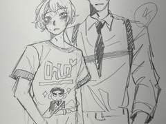 헤헤호홀헲헿ㅎㅎ헿ㅎ 쌤이 림버스 싱클레어 뫼르소 그려주셨다!!!!!!!!!