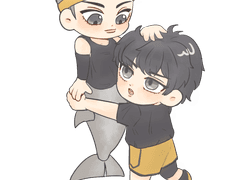 일대일 중 돌고래로 변하는 규 옮기는 종수