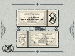 보딩패스, 티켓 디자인 커미션