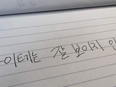 나이테는 잘 보이지 않고.