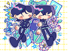 SD와글와글 전신 까미숑