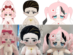 강단 솜인형 도안 커미션