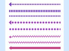 화살표 브러시 15종-유료소스