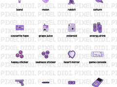 💾💾 픽셀 심플 스티커 [ver.3]