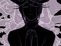 암흑 속 밝게 빛나는 하나의 별