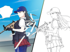 총기 3D모델링 [클립스튜디오 파일]