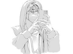 인물 선화 작업 커미션