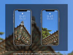 [배경화면] 단청 아래 비상을 꿈꾸는 새 SET