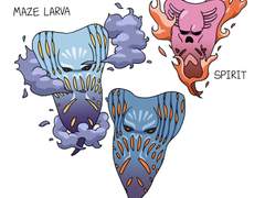 파이널 판타지 시리즈의 Larva, Maze Larva and Spirit
