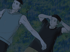 밤하늘을 보는 우태