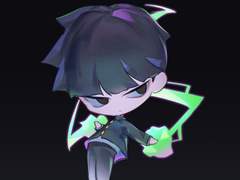 [모브사이코100] 몹싸 모브 SD키링 도안