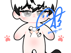 솜인형 도안 커미션 안내사항