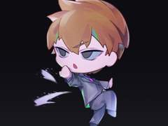 [모브사이코100] 몹싸 레이겐 SD키링 도안