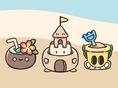 모래사장 스티커 / 굿노트