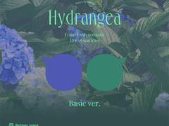 CHOMI │ ios 여름 수국 카카오톡 테마 - 아이폰