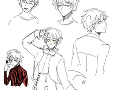 자캐 그림 재활